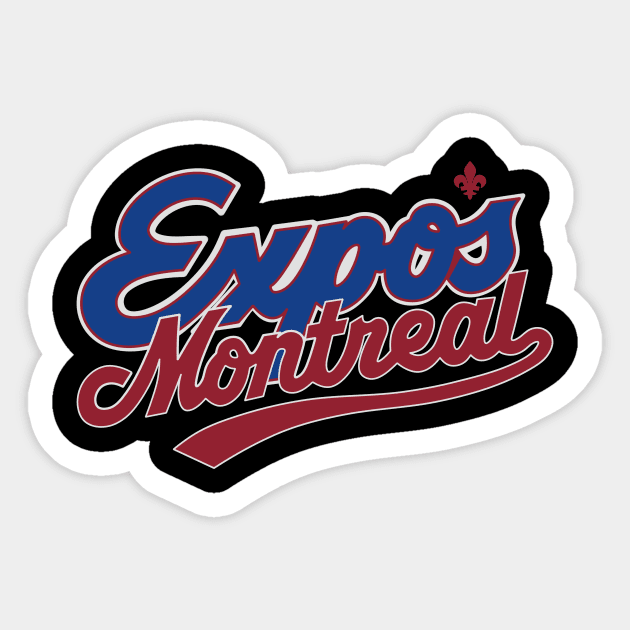 montreal expos 1969 Sticker by vender